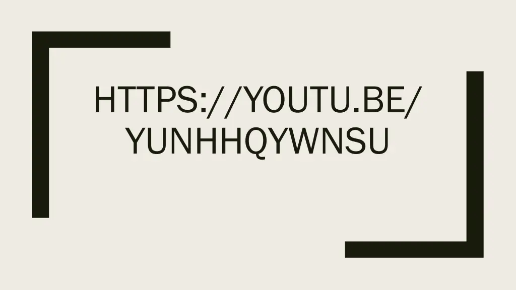 https youtu be yunhhqywnsu