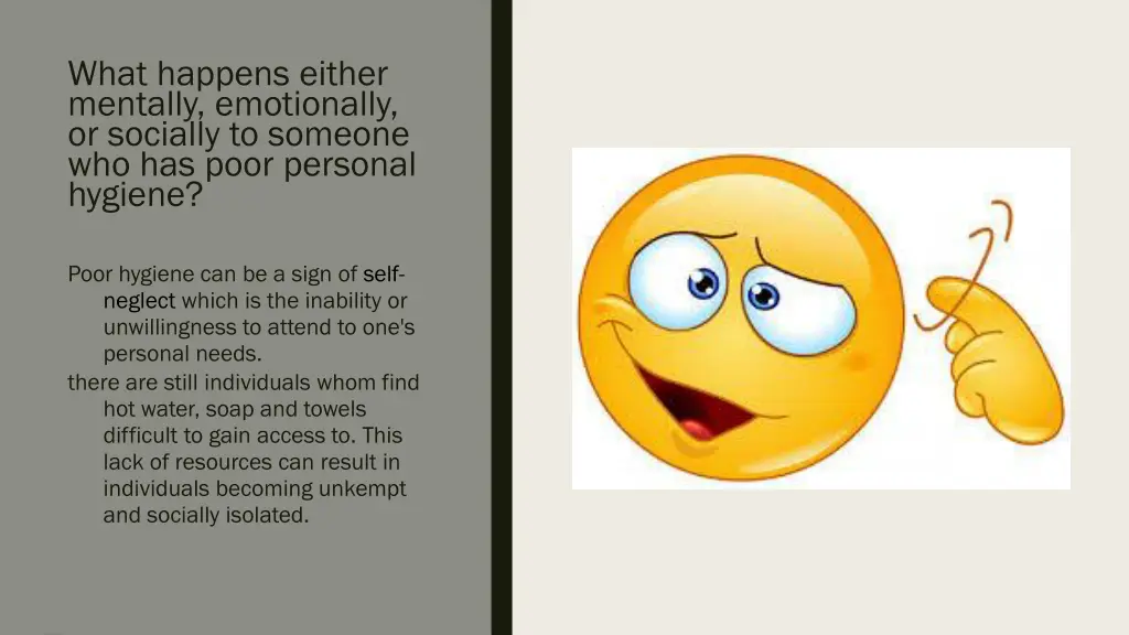 what happens either mentally emotionally