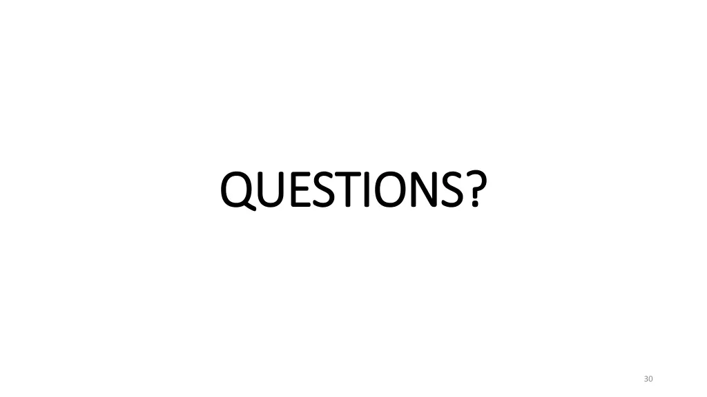 questions questions
