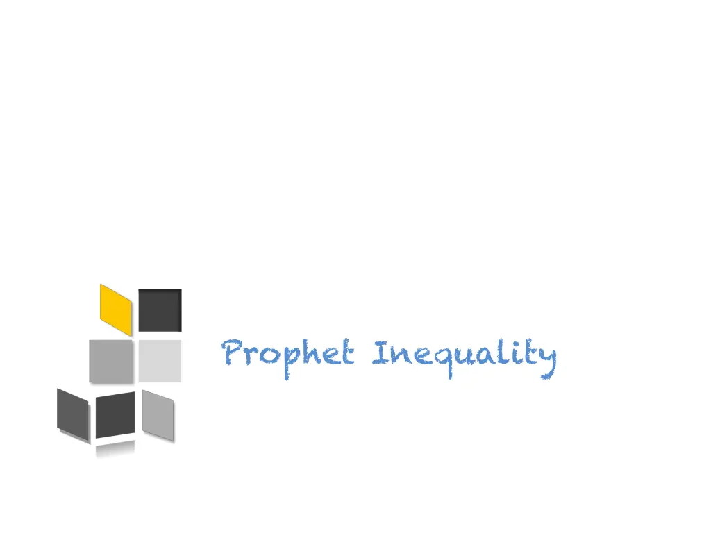 prophet inequality