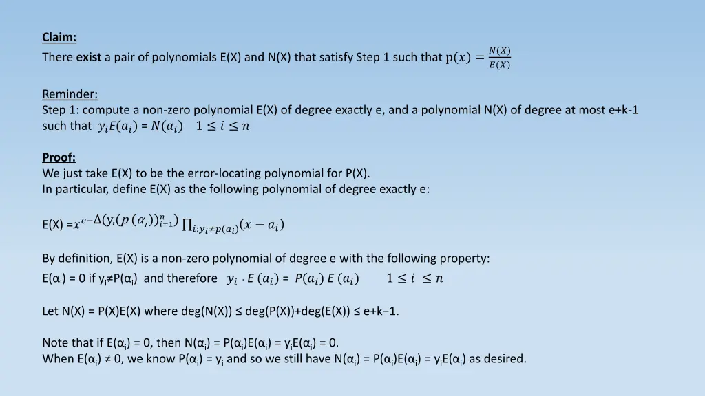 claim there exist a pair of polynomials