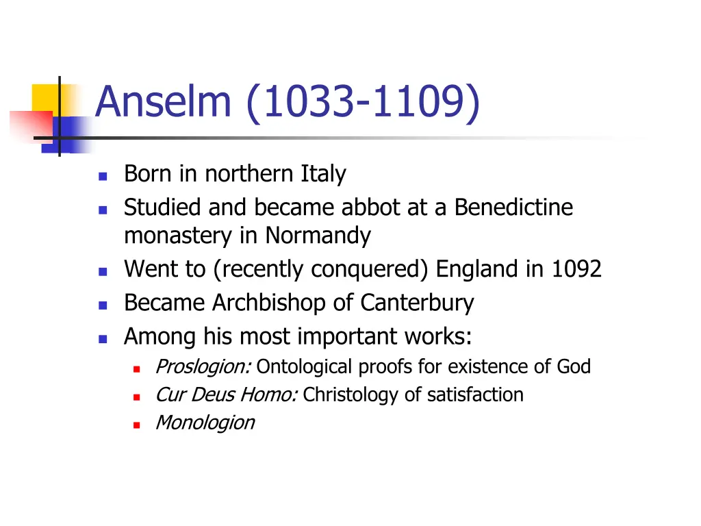 anselm 1033 1109