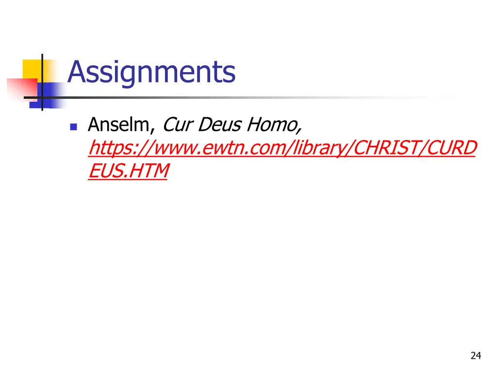 assignments