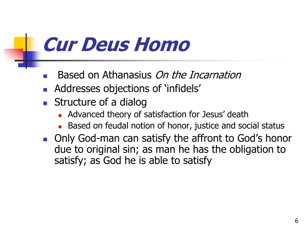 cur deus homo