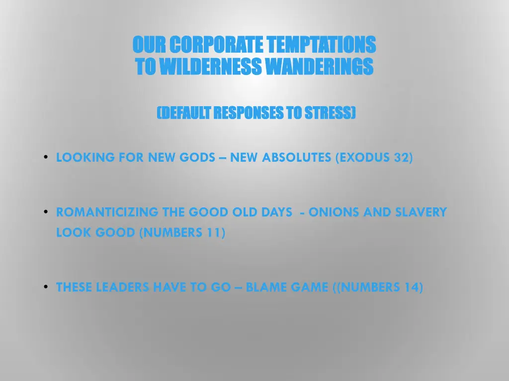 our corporate temptations our corporate