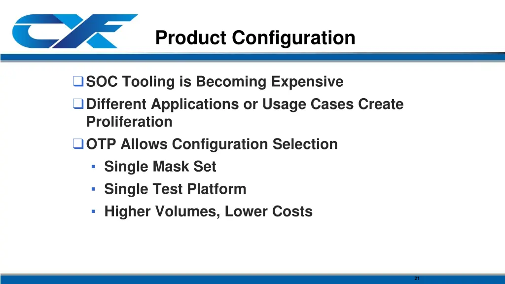 product configuration