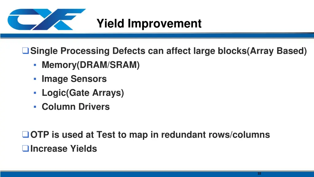 yield improvement