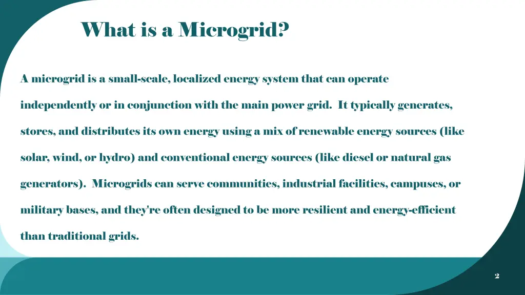 what is a microgrid