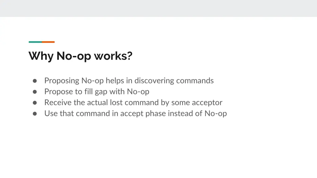 why no op works