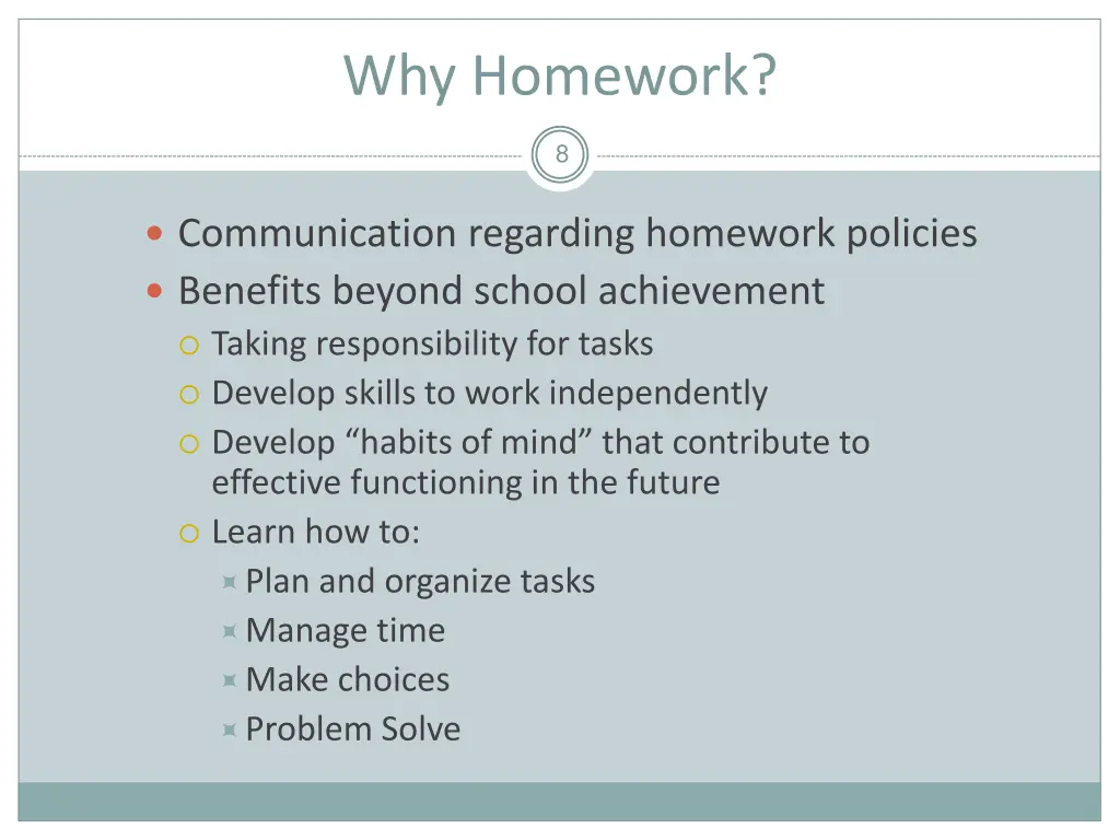 why homework