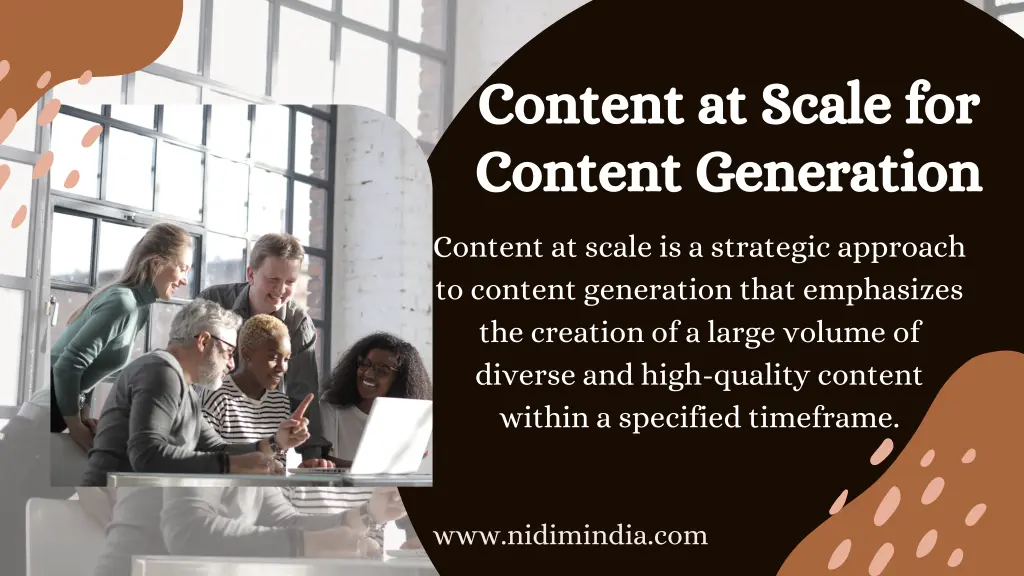 content at scale for content generation