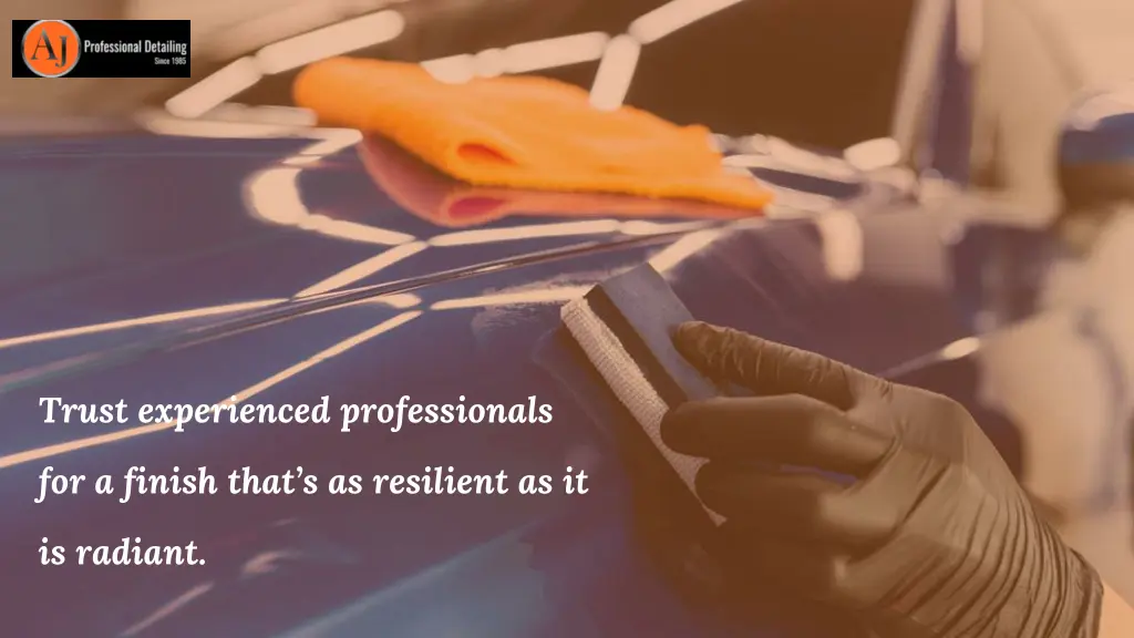 trust experienced professionals
