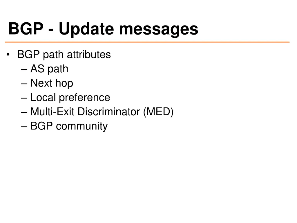 bgp update messages