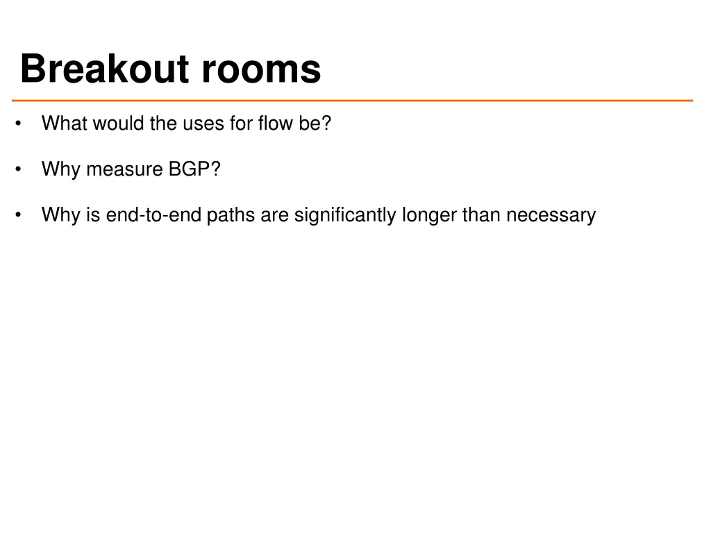 breakout rooms