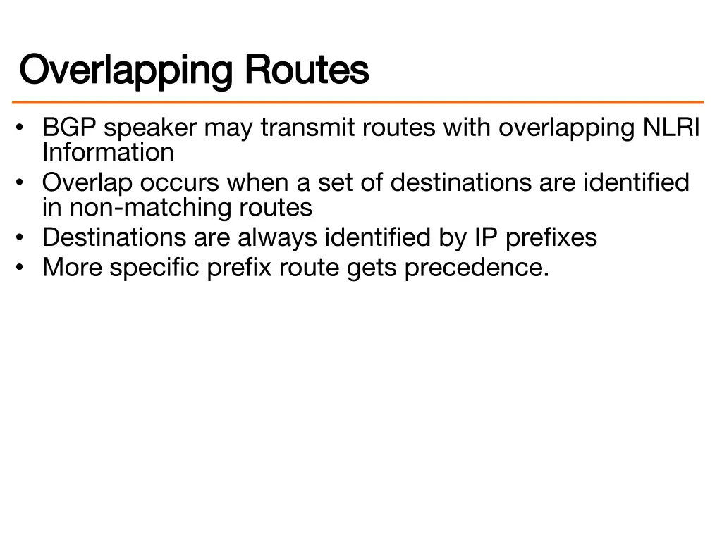 overlapping routes overlapping routes