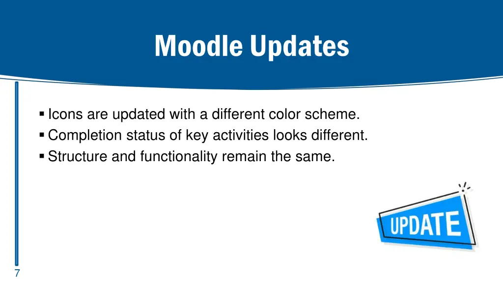 moodle updates