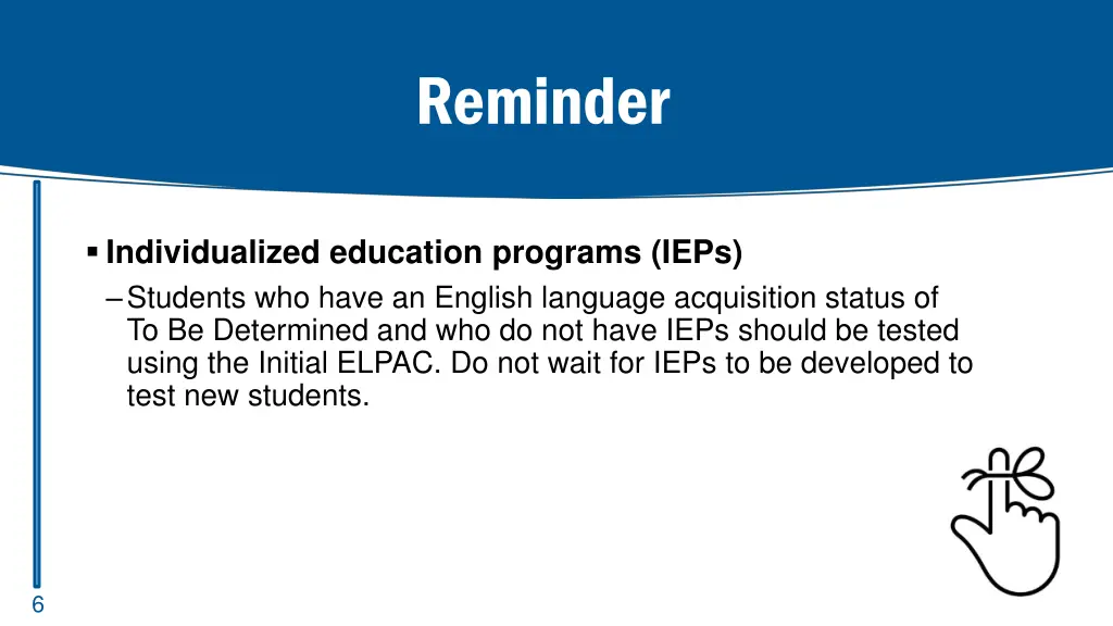 reminder