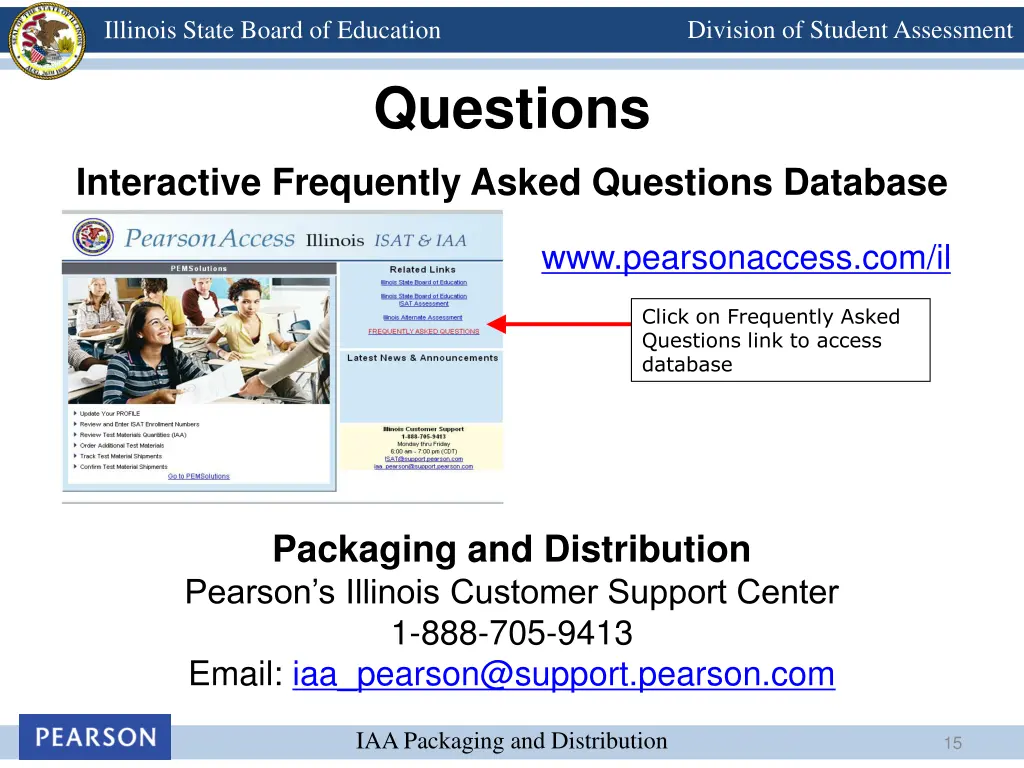 division of student assessment 14