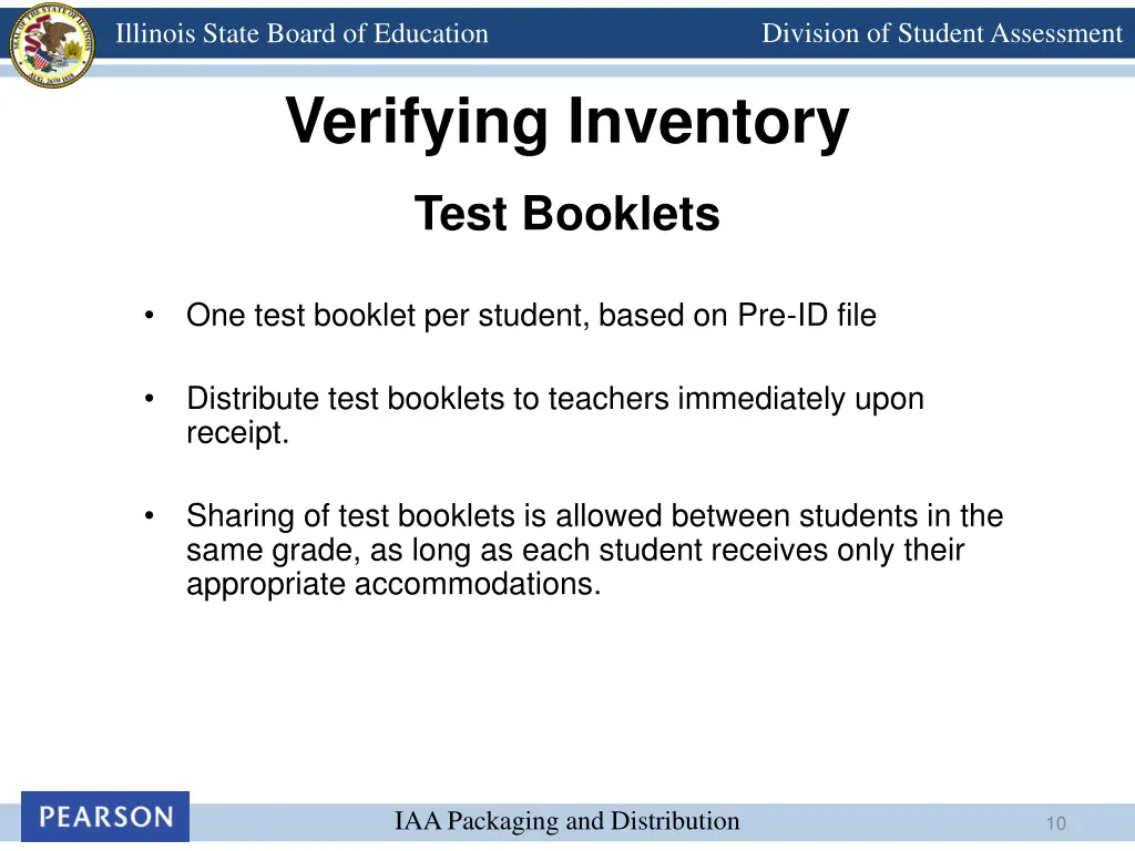 division of student assessment 9