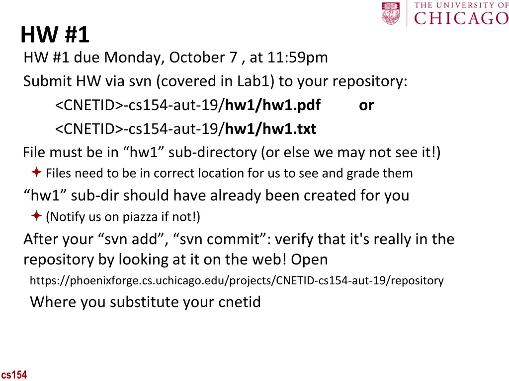 hw 1 hw 1 due monday october 7 at 11 59pm