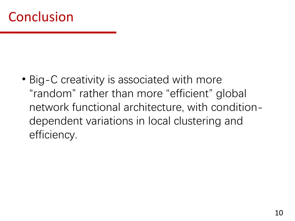 conclusion