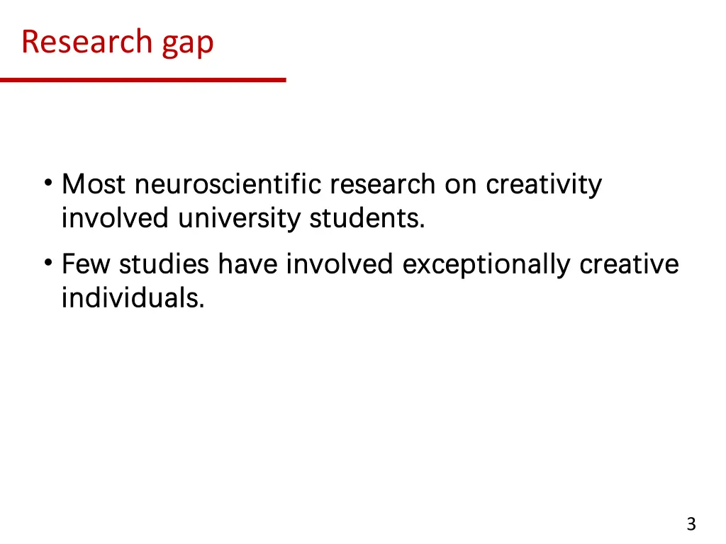 research gap