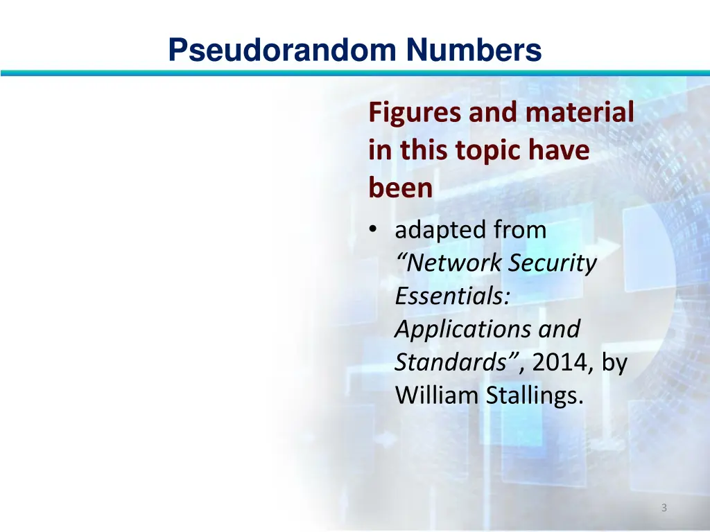 pseudorandom numbers 2