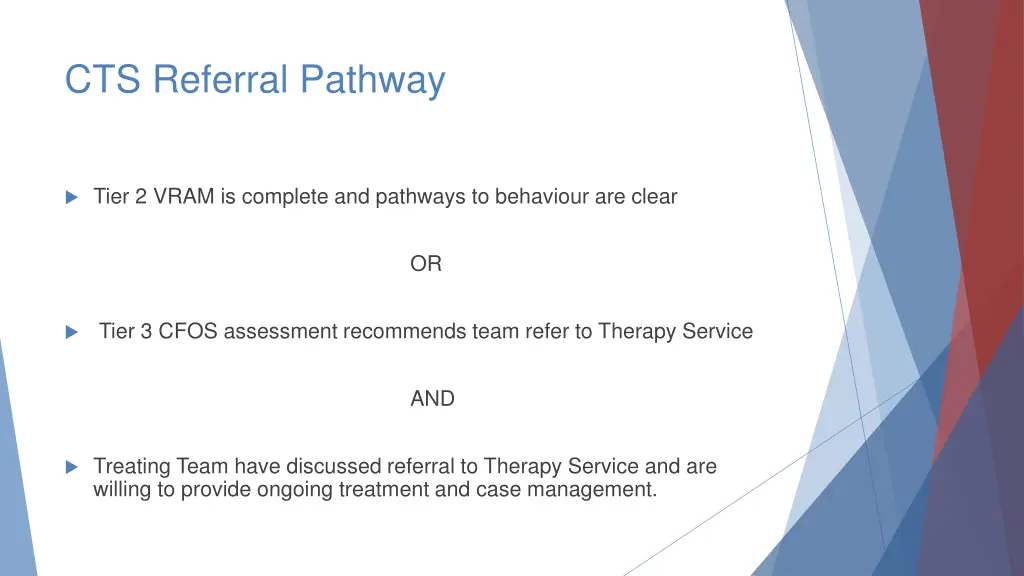 cts referral pathway