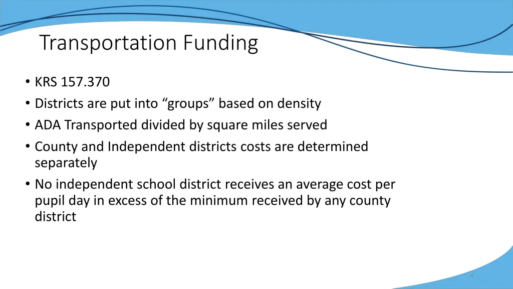 transportation funding