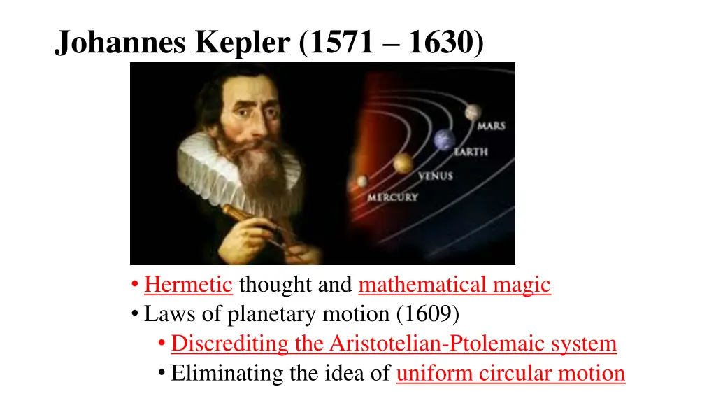 johannes kepler 1571 1630