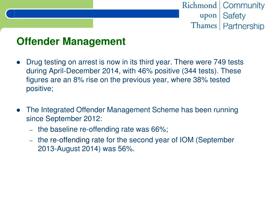 offender management