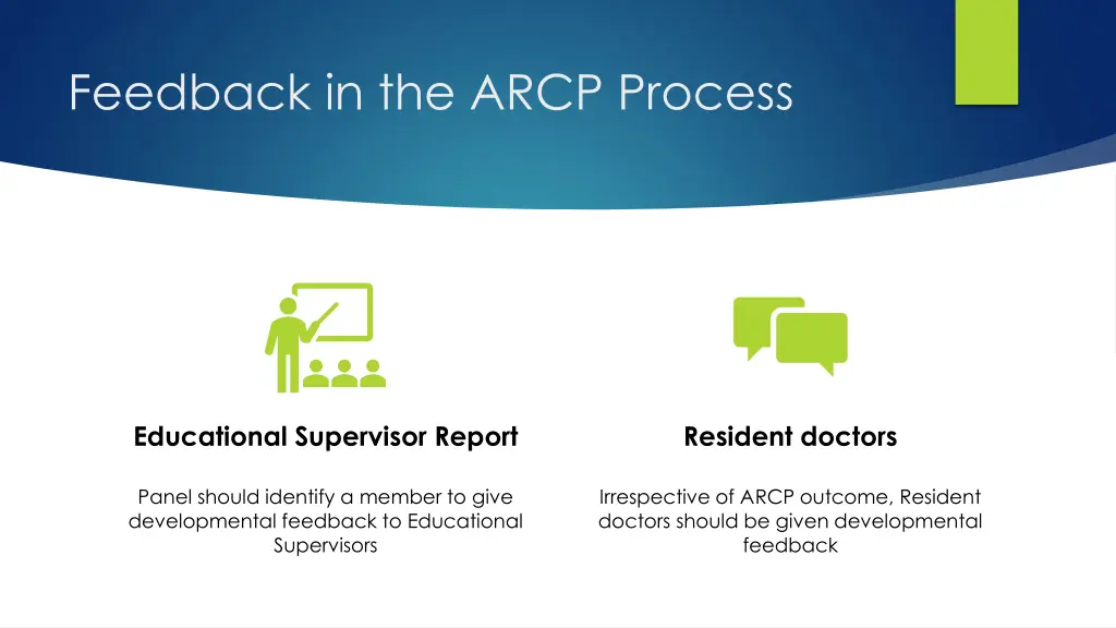 feedback in the arcp process 1