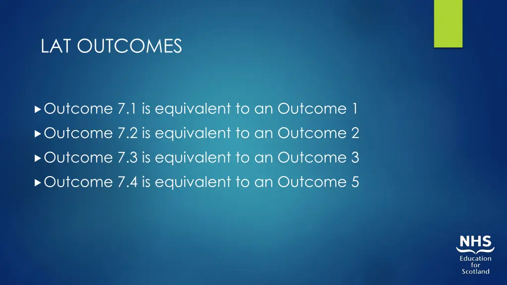 lat outcomes