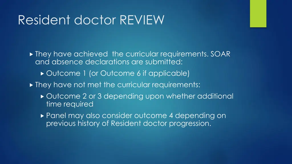 resident doctor review