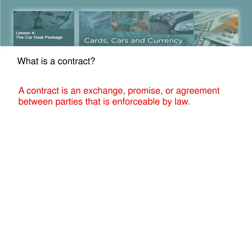 what is a contract