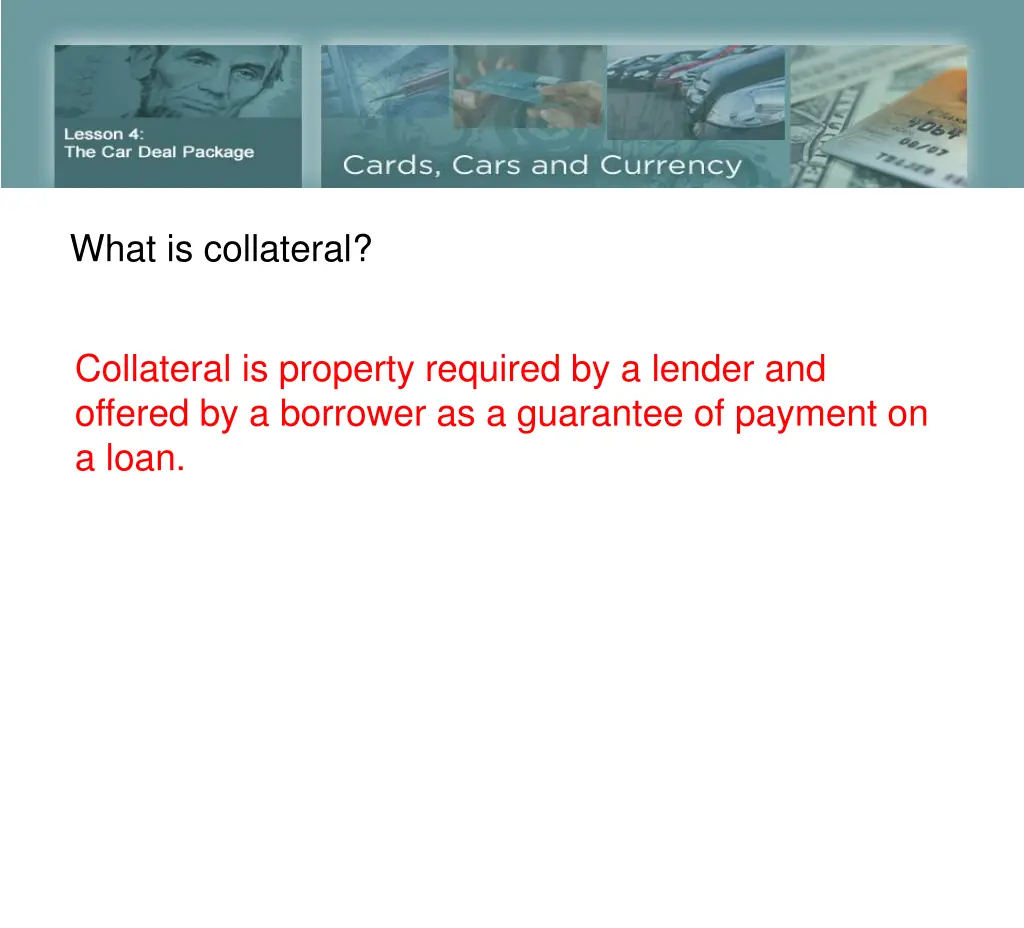 what is collateral