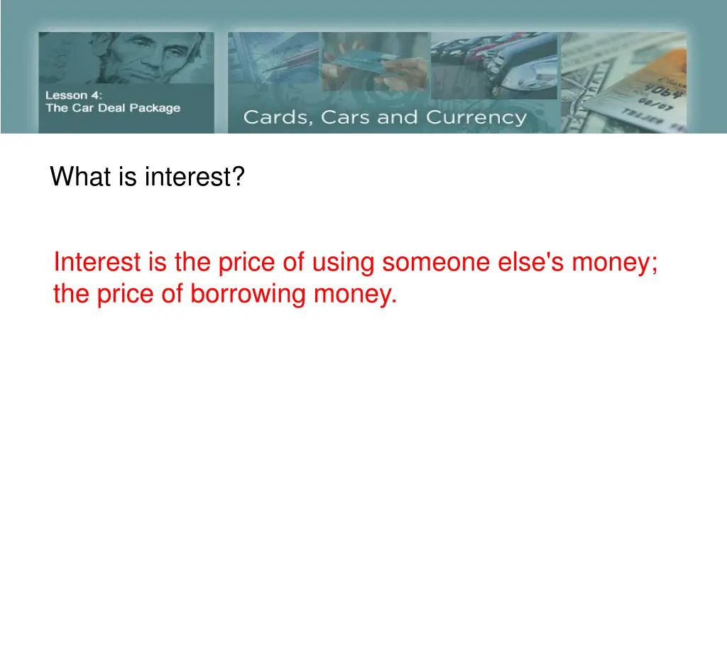 what is interest