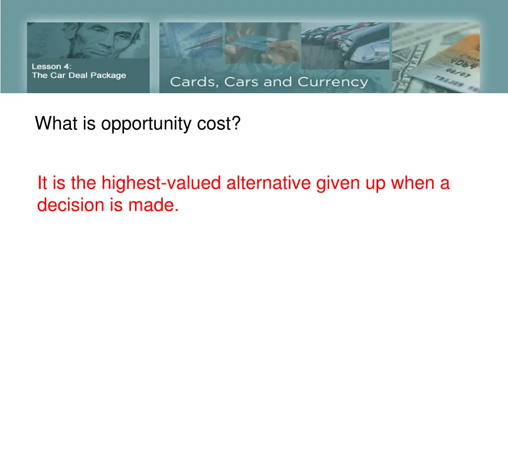 what is opportunity cost