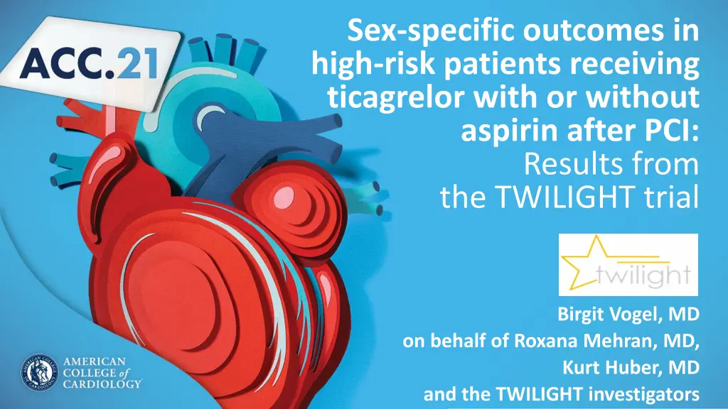 sex specific outcomes in high risk patients