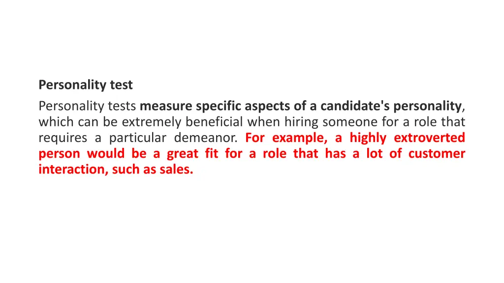 personality test personality tests measure