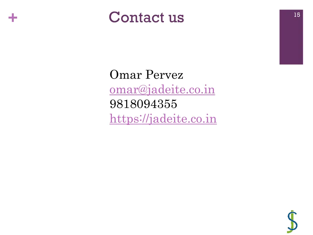 contact us
