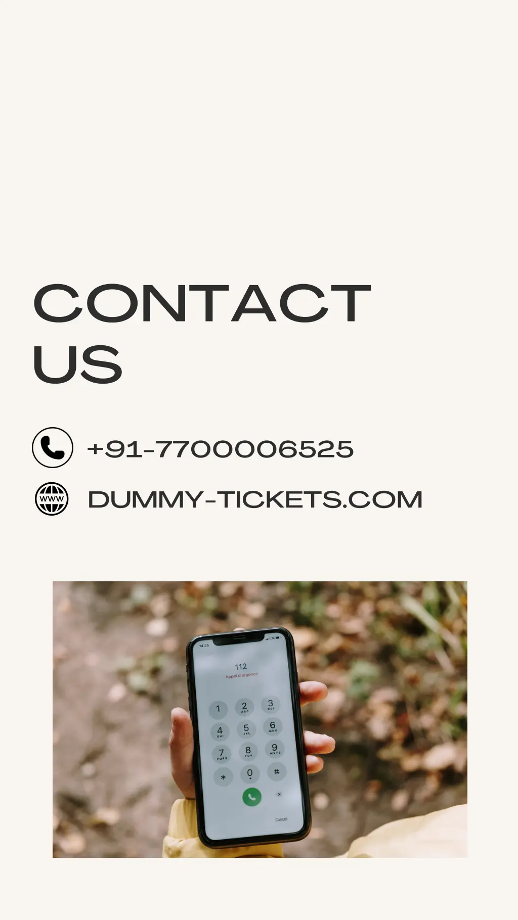 contact us