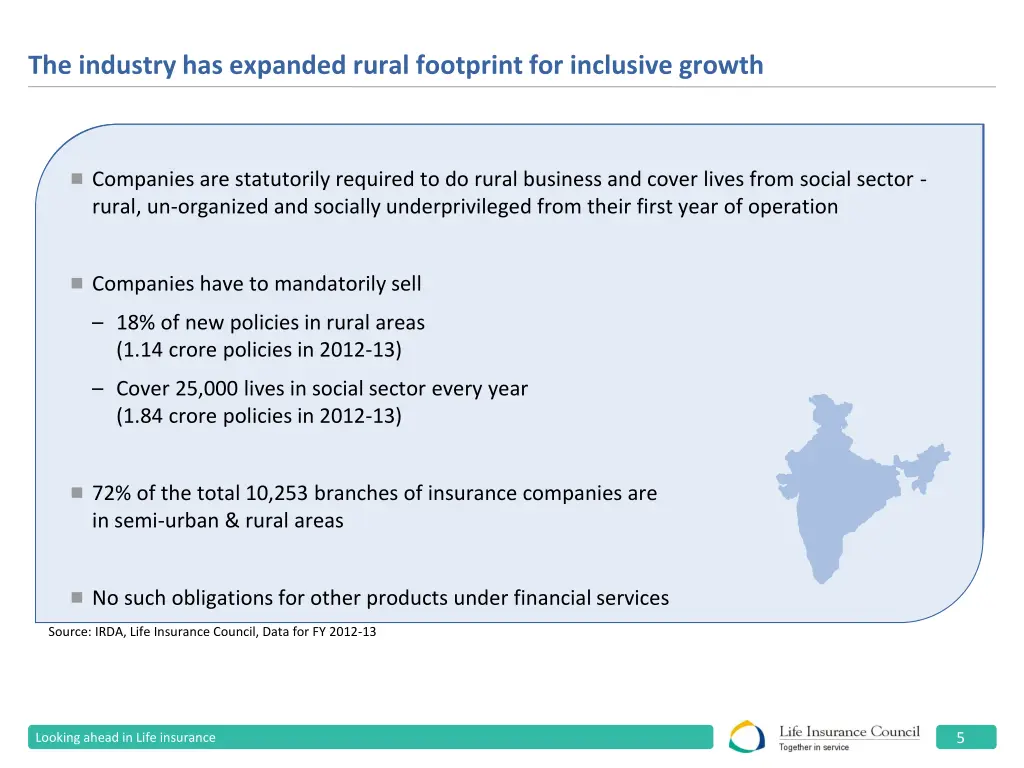 the industry has expanded rural footprint