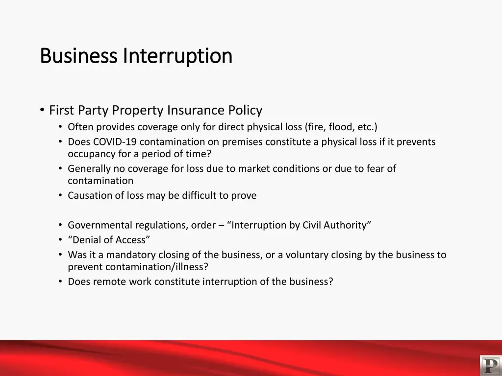 business interruption business interruption 2