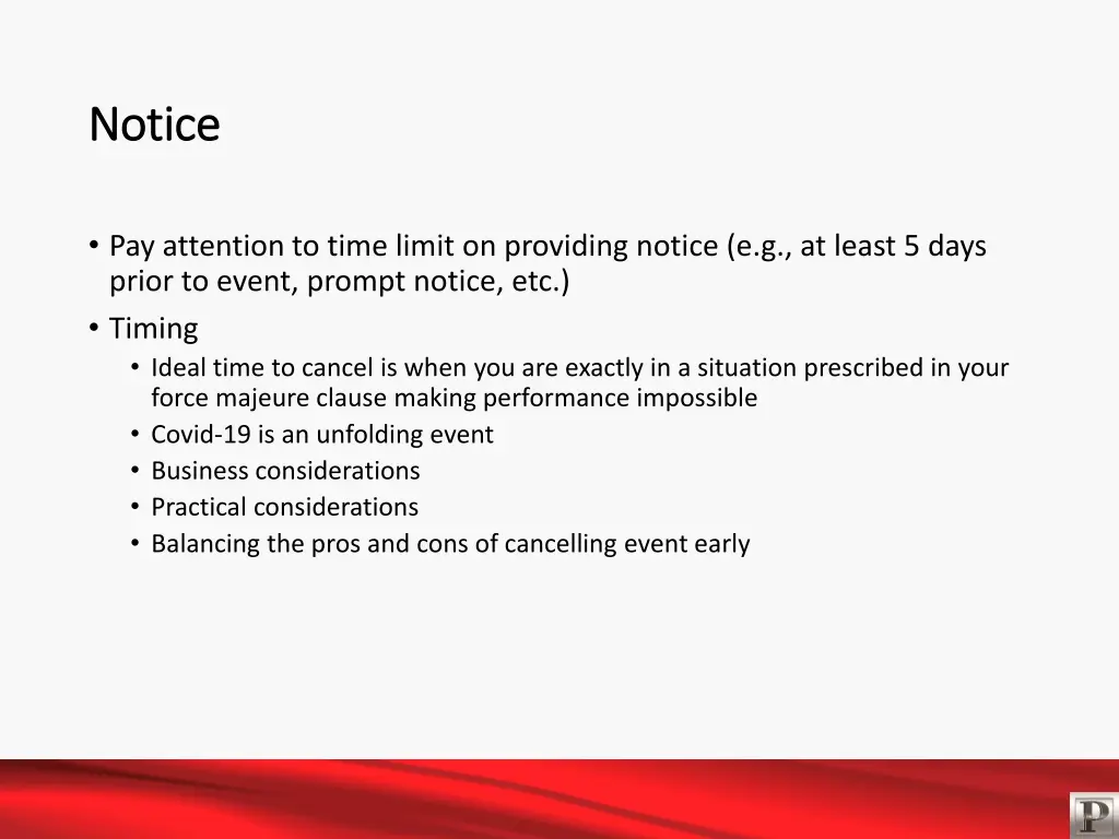 notice notice
