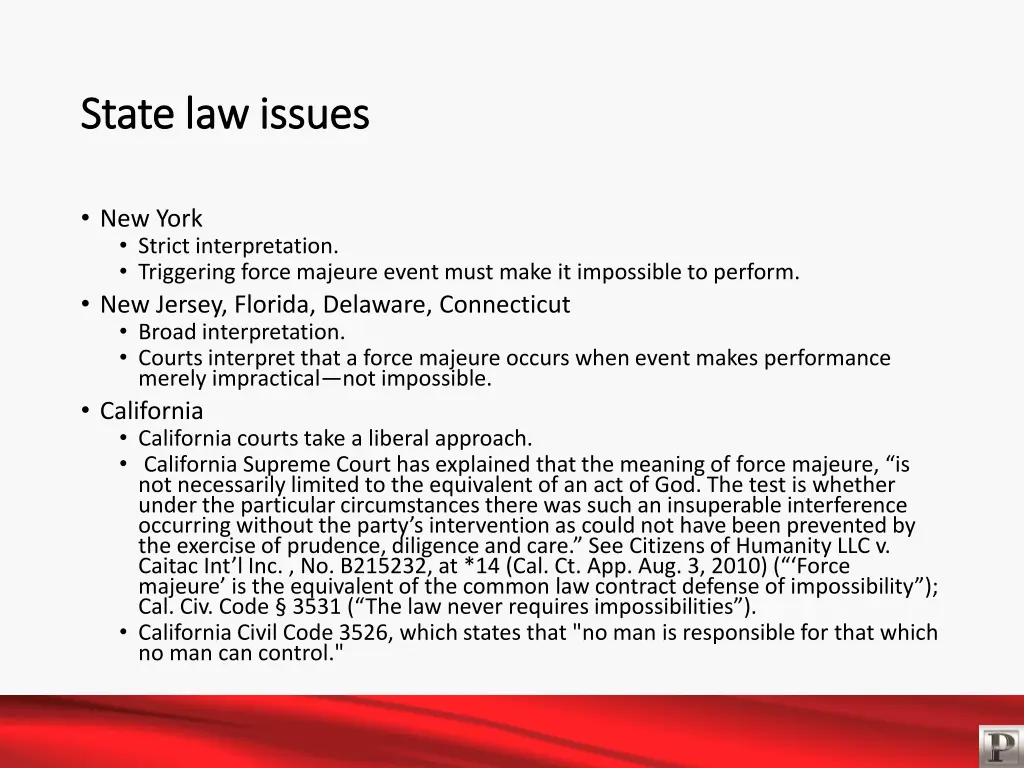 state law issues state law issues