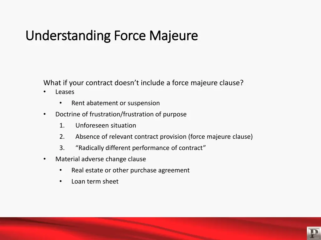 understanding force majeure understanding force 4
