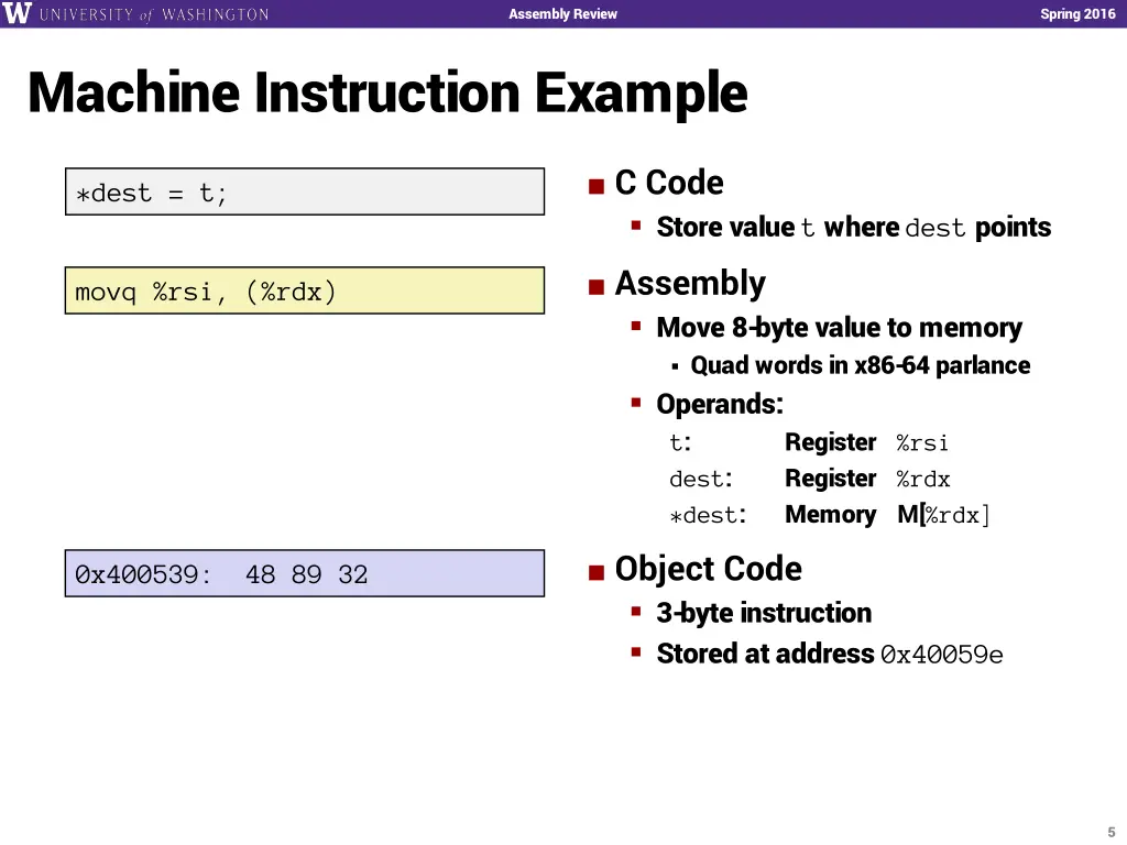 assembly review 4