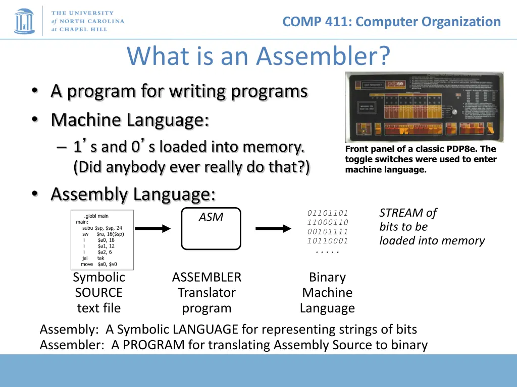 comp 411 computer organization 1