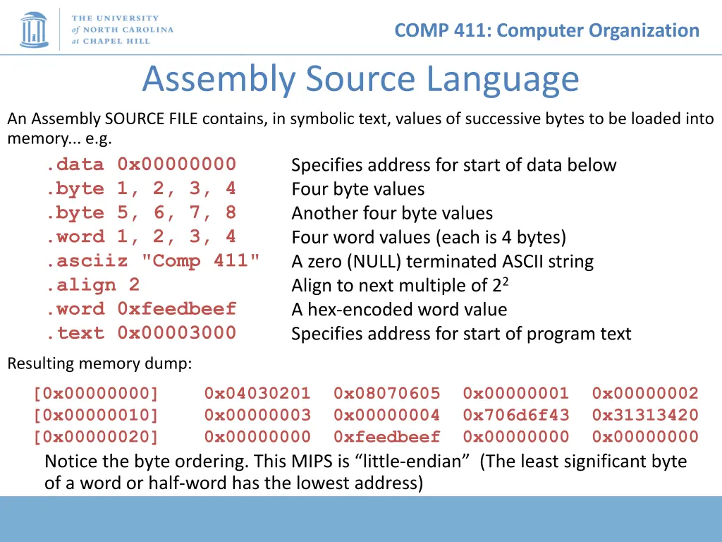 comp 411 computer organization 2